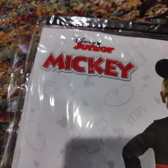 Disney Mickey Mouse size 2t Kids Costume - Red and Black Great For Halloween - Picture 6 of 7